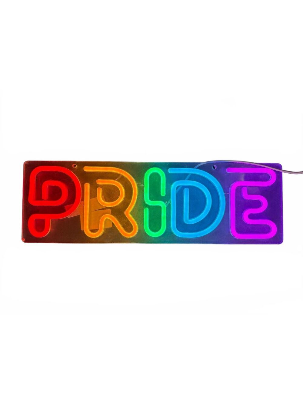 Colorful PRIDE Neon Sign Light Rainbow LED Wall Decor pride LGBT usb plug